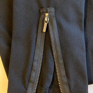 Bebe black leggings ankle zipper